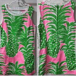 Lilly Pulitzer Pink & Green Pineapple Dress (girls)